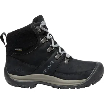 Keen Women's Kaci Iii Mid Waterproof Boots In Black/steel Grey