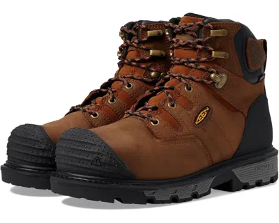 Keen Women's  Camden 1027670 Brown Leather Composite Toe Work Boots Htat360