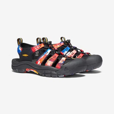 Keen Women's  Newport H2 Sandals In New York At Night In Multi