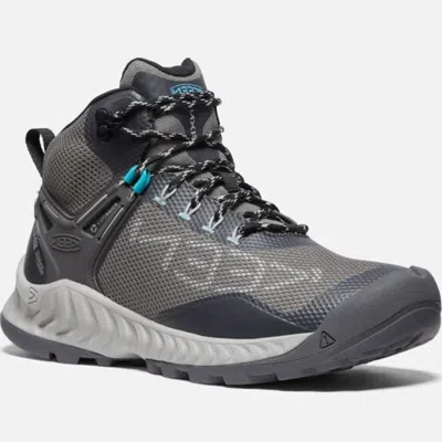 Keen Women's  Nxis Evo Mid Magnet Ipanema Waterproof Hiking Boots Htat354 In Multi