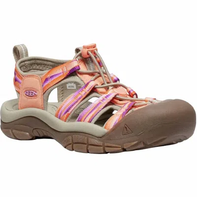 Keen Women Newport H2 Sandal In Papaya Punch In Multi