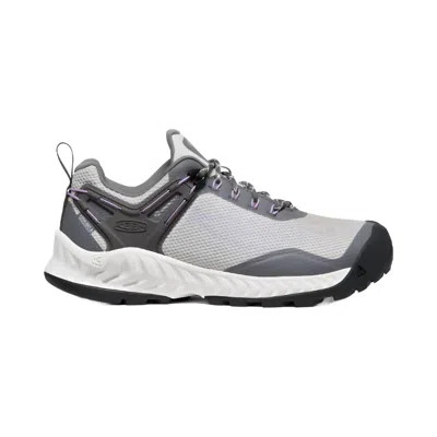 Keen Women's Nxis Evo Waterproof Shoes In Steel Grey/ English Lavendar In Multi