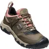 Keen Women's Ridge Flex Waterproof In Timberwolf/ Brick Dust In Multi