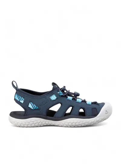 Keen Women's Solr Sandal In Navy/blue Mist In Multi