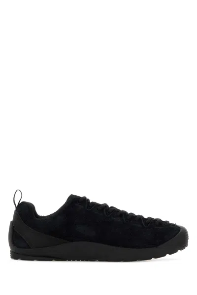 Keen Women's Suede Jasper Sneaker In Black