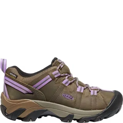 Keen Women's Targhee Ii Hiking Shoes In Timberwolf/english Lavender In Multi