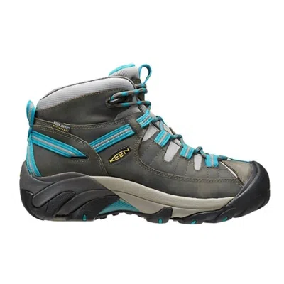 Keen Women's Targhee Ii Mid Boots In Gargoyle/caribbean Sea In Multi