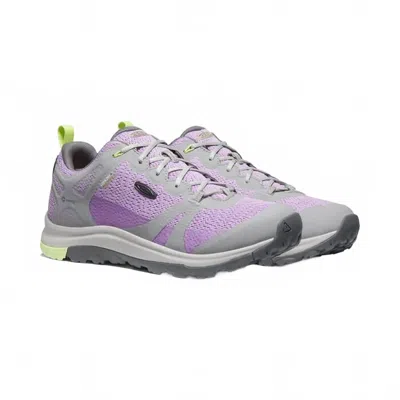 Keen Women Terradora Ii Low Shoes In Drizzle/african Violet In Gray