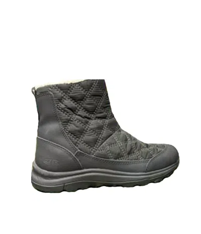 Keen Women's Terradora Ii Waterproof Boots In Black In Gray