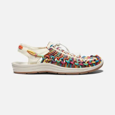 Keen Women's Uneek Astoria Two-cord Sandal In Birch In Multi