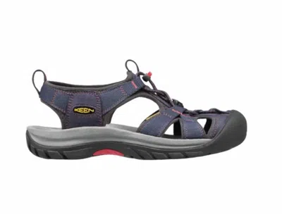 Keen Women's Venica H2 Sandal In Midnight Navy/hot Coral In Multi