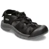 Keen Women's Venice Ii H2 Waterproof Hiking Sandals In Black/steel Grey In Black