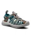 Keen Women's Whisper Closed Toe Sandals In Canton/bayou In Green