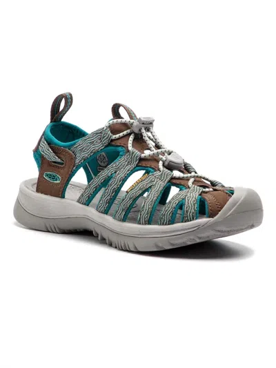 Keen Women's Whisper Closed Toe Sandals In Canton/bayou In Green