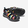 Keen Women's Whisper Original Tie Dye Sandals In Multi In Black