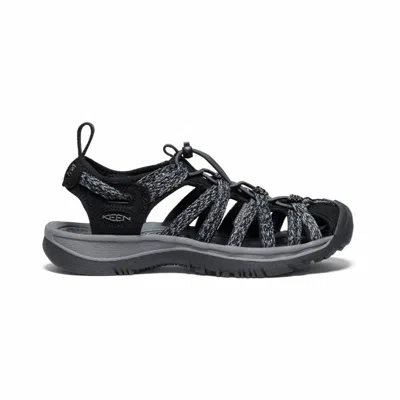 KEEN WOMEN'S WHISPER SANDAL IN BLACK