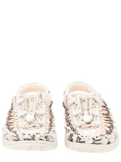 Keen Women's Woven Slip-on Sneakers In Ivory
