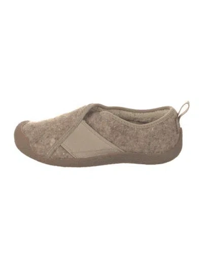 Pre-owned Keen Wool Colorblock Pattern Sneakers In Neutral