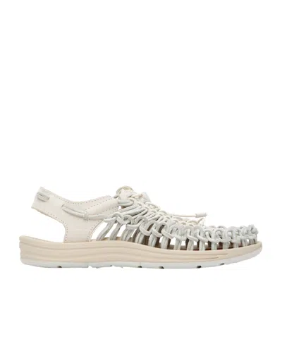 Keen Woven Quicklace Sandals Sneakers In White