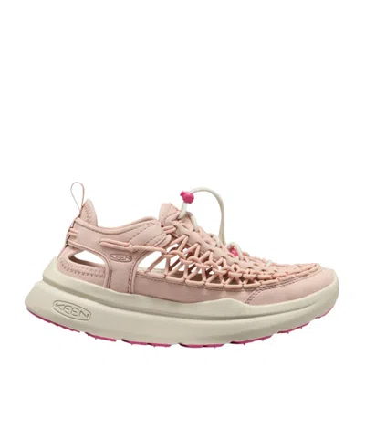 Keen Woven Quicklace Sneakers In Pink