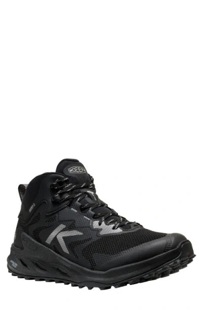 Keen Zionic Nxt Waterproof Hiking Sneaker In Black