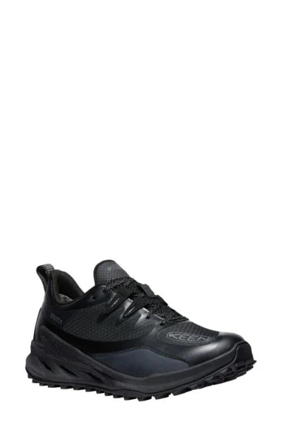 Keen Zionic Waterproof Hiking Shoe In Black/black