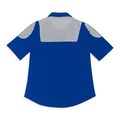Keenkeee Blob Zip Blue Gray T-shirt In Multi