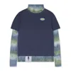 Keenkeee Blue Layered T-shirt
