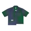 Keenkeee Gradient Panels Shirt Multicolored Button-down Shirt