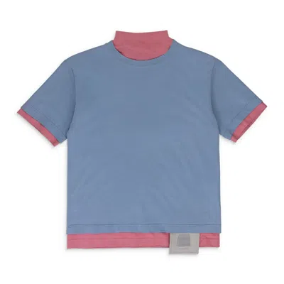 Keenkeee Pale Blue Pullover T-shirt