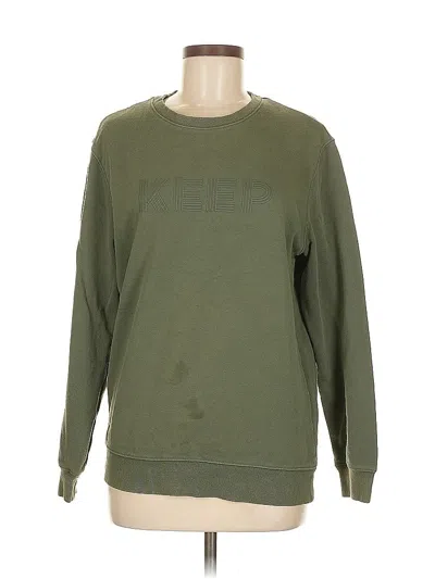 Pre-owned Keep Sweatshirt In Green