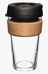 Keepcup Brew Cork Reusable Coffee Cup In Black