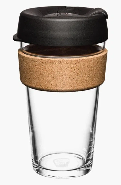 Keepcup Brew Cork Reusable Coffee Cup In Black