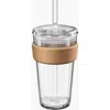 Keepcup Cold Cup Cork With Coffee Straw In Transparent