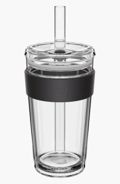 Keepcup Cold Cup Longplay With Boba Straw In Black