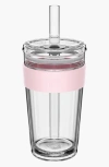 Keepcup Cold Cup Longplay With Boba Straw In Pink