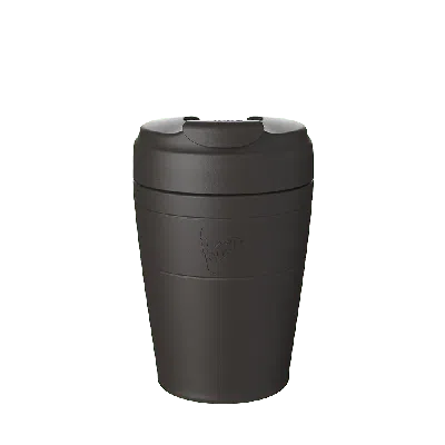 Keepcup Commuter Travel Mug With Flip Lid - 12oz/340ml Reusable Coffee Cup - Black
