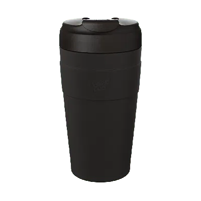 Keepcup Commuter Travel Mug With Flip Lid - 16oz/454ml Reusable Coffee Cup - Black
