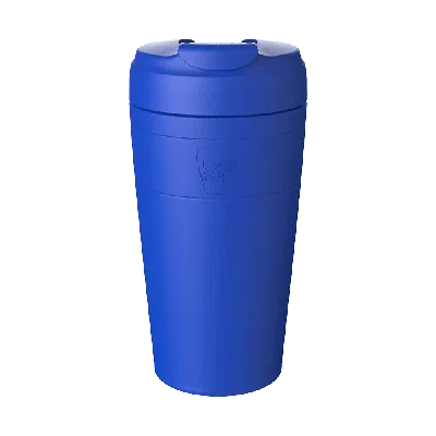Keepcup Commuter Travel Mug With Flip Lid - 16oz/454ml Reusable Coffee Cup - Electric Blue