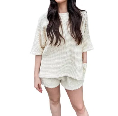 Keepsake Beach Trip Shorts In Beige