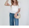Keepsake Celeste Corset Blouse In Off White In White