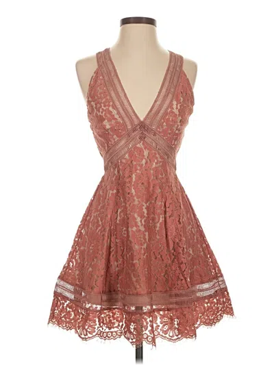 Pre-owned Keepsake Cocktail Dress In Brown