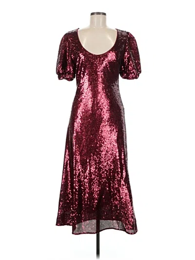 Pre-owned Keepsake Cocktail Dress In Burgundy