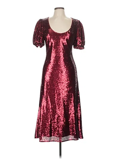 Pre-owned Keepsake Cocktail Dress In Burgundy