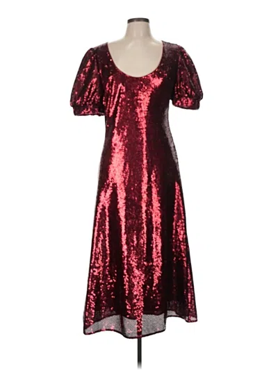 Pre-owned Keepsake Cocktail Dress In Burgundy