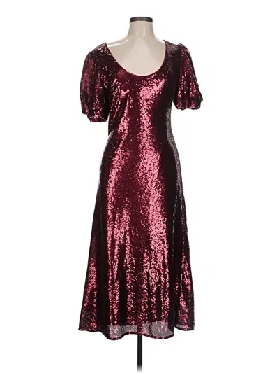 Pre-owned Keepsake Cocktail Dress In Burgundy