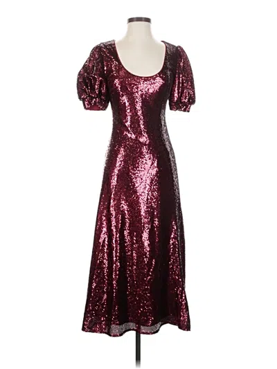 Pre-owned Keepsake Cocktail Dress In Burgundy