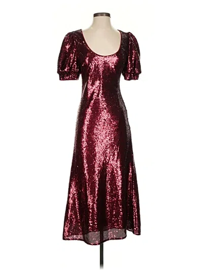 Pre-owned Keepsake Cocktail Dress In Burgundy