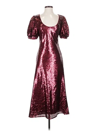 Pre-owned Keepsake Cocktail Dress In Burgundy