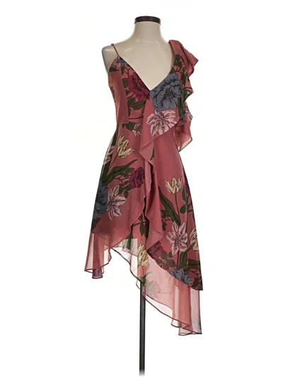Pre-owned Keepsake Cocktail Dress In Burgundy